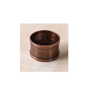 แหวนทองแดงผ้าเช็ดปากแหวนหัตถกรรมที่มีคุณภาพที่ดีที่สุดค้อนออกแบบรอบทองแดงแหวนผ้าเช็ดปากสำหรับขนาดที่กำหนดเอง - Product Image 1