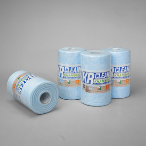 Rollo de paños de cocina desechables económicos de alta calidad hechos de tela no tejida ecológica y 100 g/m - Product Image 6