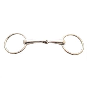 MARQUE ZONE Acier Inoxydable Anneau Lâche Simple Articulé Serrure Bit Cheval Accessoires Équestre En Gros Fournisseur Top Tendance Tack - Product Image 2