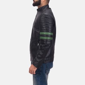 Chaqueta de cuero personalizable Trooper con cuello levantado Fabricación profesional de alta calidad para ropa informal de invierno - Product Image 4