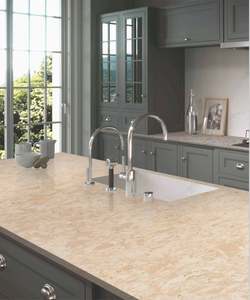 Encimera de cuarzo de gran tamaño Calacatta Gold Kitchen Benchtop Piedra de cuarzo Losa de piedra de cuarzo para venta de exportación - Product Image 2