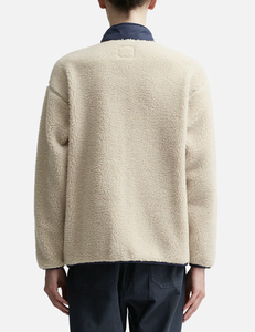 Winter <b>Men's</b> 100% Polyester <b>Sherpa</b> Fleece <b>Jacket</b> Stand Collar Full Zip <b>Jackets</b> With Chest Pockets - Product Image 4