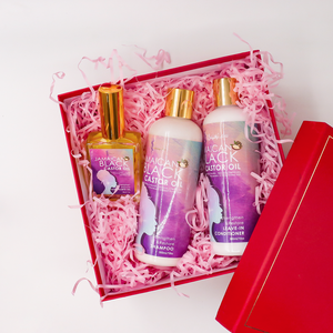 Experiencia corporativa Personalice su propia marca Tratamiento de reparación de aceite de ricino natural Champú para el cuidado del cabello rizado para cabello dañado - Product Image 3