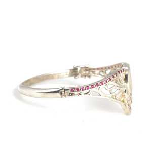 สร้อยข้อมือเงินแท้ 925 ลายฉลุรูปหัวใจ - Product Image 2