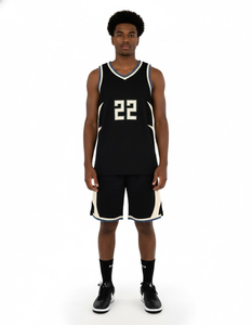 Ensemble d'uniformes de basket-ball personnalisés, maillot et short en sublimation, tenue de sport d'équipe pour les jeunes et les adultes, entraînement, jeu, vêtements OEM ODM - Product Image 4