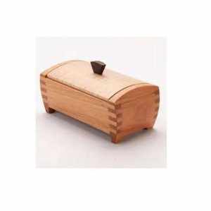 Caja de Madera Cuadrada para Guardar Recuerdos / Joyero / Organizador de Joyas con Diseño Tallado a Mano - Product Image 5