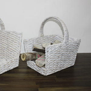 Artex Dong Thap Usine Jacinthe d'eau Panier à bûches Stockage artisanal pour la maison - Product Image 2