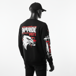 Sweat-shirts pour hommes en gros, 100% coton, col rond, polaire épais, automne, imprimés sur mesure, unis, écologiques, design basique - Product Image 5