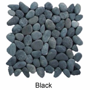 Mosaico de Piedras Verdes Ecológicas, Duraderas y Modernas para Exteriores de Villas, Piedra Natural de Río de 3-5cm y 1cm, Instalación Manual - Product Image 6