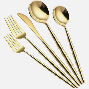 Economic Portugal Elegant Western Fork Spoon Cutlery Fabulous Modern Ceramic Long Handle Steel Knives and Spoon Fork Cutlery Set - Product Image 5