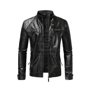 Dernières tendances en matière de vestes en cuir pour hommes fabriquées au Pakistan, de haute qualité, respirantes, vente en gros, faible MOQ - Product Image 1