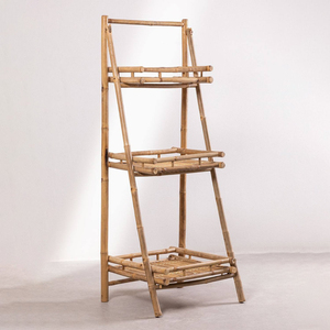 Étagère pliante en bambou pour affichage de restaurant étagères de rangement naturelles durables du Vietnam - Product Image 2