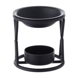 Quemador de incienso Bakhoor de estilo único, regalo de Ramadán, soporte de incienso de Metal de calidad estándar, Color negro para decoración de sala de estar - Product Image 1