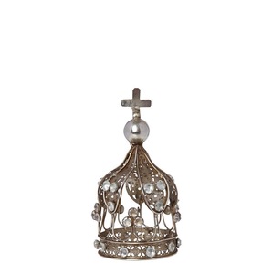 Couronne en métal Décoration royale et élégante Matériau de haute qualité Idéal pour la décoration de bureau à domicile et d'événement de luxe - Product Image 4