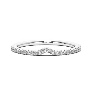 1.00 TCW ronde coupe éternité Moissanite bague pour femme anniversaire et anniversaire cadeau bande pour votre amour - Product Image 1