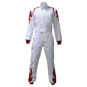 CHRIS RACEWEAR Traje de Karting de algodón FR de 2 capas personalizado para hombre 2025, ignífugo, transpirable, de secado rápido, para motocicleta Nomex, ropa de carreras de automóviles - Product Image 4