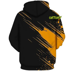 Sudaderas con capucha con cremallera de diseño personalizado, fabricación de ropa, ropa de calle bordada de gran tamaño, algodón, Terry francés, lavado ácido, estilo Hip Hop - Product Image 2