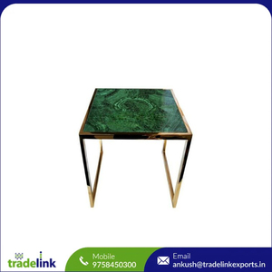 Mesa de Comedor de Piedra Natural con Incrustaciones de Malaquita, Estilo Tradicional Moderno y Ecológico, para Cocina, Sala de Estar - Product Image 4