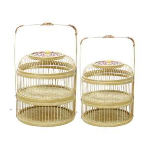 ผลิตภัณฑ์ยอดนิยมเปลี่ยนเป็นสีเขียวพร้อมตะกร้าไม้ไผ่หรูหราเพื่อการจัดเก็บที่ยั่งยืนและเป็นของขวัญคุณภาพสูง - Product Image 1