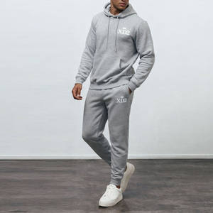 Conjunto Deportivo con Sudadera con Capucha para Hombre XD2, Felpa de Algodón Premium, Ropa de Gimnasio, Logotipo Personalizado, Traje para Correr, Ropa Deportiva Atlética, Fabricante OEM - Product Image 2