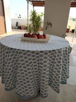 Nappe en coton pur imprimée à la main, personnalisable, de style moderne, pour les mariages et l'usage domestique, Balajee