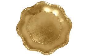 Placa de cargador de Metal de latón de gran calidad, el mejor acabado, decoración de cocina de lujo, cargador para servir alimentos, plato para picar a precio mayorista - Product Image 4