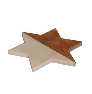 เขียงไม้สักทนทานทนทานต่อการฉีกขาดอย่างเป็นธรรมชาติทำด้วยมือปรับแต่งได้สำหรับตกแต่งโรงแรมและจัดเลี้ยง - Product Image 3