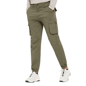 Pantalon Cargo en coton de haute qualité pour hommes Pantalon de travail de construction décontracté Pantalon taille moyenne personnalisé nouveau design avec poches Offre Spéciale OEM - Product Image 2