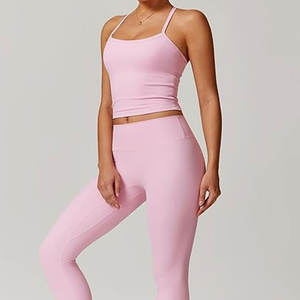 <b>Women's</b> Solid Yoga Shorts Outfit High-Waist Quarter Collar <b>Jacket</b> Slim-Fit Breathable Sweat-Wicking Sports Gear Front Logo - Product Image 4