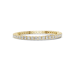 Pulsera de Diamantes de Laboratorio de 7.425 CT, Corte Brillante Redondo, Oro de 10KT, 14KT, 18KT y Plata 925, Oro Rosa, Amarillo y Blanco - Product Image 5