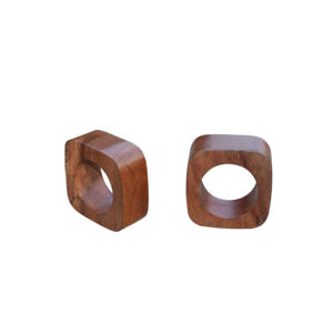 Servilleteros de madera Natural hechos a mano, servilleteros creativos para bodas, cenas, fiestas, Decoración de mesa, accesorios almacenados - Product Image 1