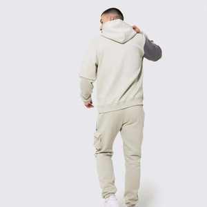 Survêtement en coton de haute qualité pour hommes, jogging personnalisé, logo imprimé, costume unisexe - Product Image 4