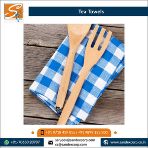 Serviettes de cuisine de golf en coton de lin à motif de carreaux de luxe de taille personnalisée de qualité supérieure d'Inde - Product Image 6