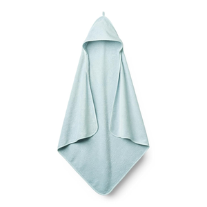 Poncho de lana de algodón ligero de lujo para niños pequeños, Toalla de baño sólida con capucha, suave absorbente, baño Premium para recién nacidos - Product Image 1