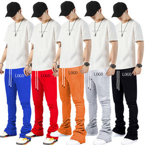 Pantalones de Galería Personalizados OEM del Fabricante, Pantalones Deportivos de Alta Calidad para Hombre, Pantalones Deportivos Ajustados con Elástico, Pantalones Deportivos Apilados - Product Image 6