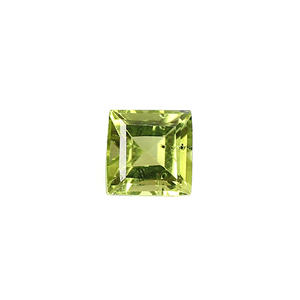 Natural <b>Peridot</b> 7X7mm Square Cut 1.90 Cts 1 Pc Loose Gemstone for Jewelry Making - Product Image 1