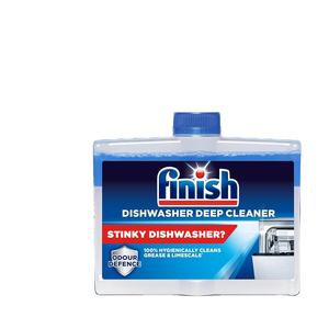 Finish, Limpiador para Lavavajillas, Pastillas para Lavado, 24 Unidades, Paquete Grande (3 x 8 paquetes), Limpia los Lugares Difíciles, 100% Más Eliminación de Grasa - Product Image 1