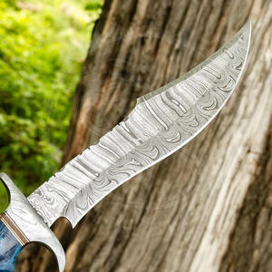 Couteau Bowie de haute qualité avec manche en résine et étui en cuir, équipement de chasse et de survie, vente en gros avec étui en cuir, couteau d'extérieur - Product Image 3