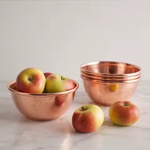 Cuencos tradicionales de cobre puro, cuenco decorativo multiusos para el hogar - Product Image 2