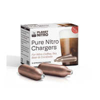 Planet Nitro Lot de 16 chargeurs Nitro 2g pour café et cocktails Perfect Nitro