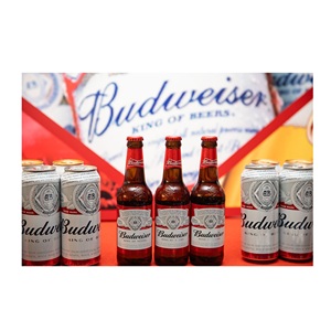 Imported Budweiser Beer - 330ml <b>Bottles</b>, 24-Pack - Product Image 5