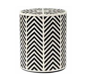 Table basse indienne de luxe la plus recommandée, faite à la main, avec incrustation d'os, tabourets personnalisés à la mode, nouveau design tendance - Product Image 4