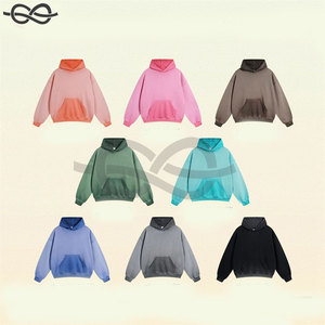 Nuevo diseño personalizado Heavyweight 500 GSM Drop Shoulder Hoodie Premium en blanco Oversized Hoodie Hombres Mujeres 100% Algodón - Product Image 4