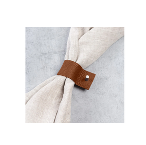 Servilleteros de cuero minimalistas Servilleteros Anillos de toalla de papel Anillos para un artículo de mesa Simple y producto de Venta caliente - Product Image 6