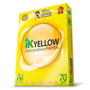 Papier copie A4 jaune IK, prix usine - Product Image 3
