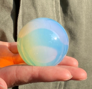 Sphère d'opalite en cristal Reiki, bijoux d'amour naturel de guérison, Style décoratif d'art de facture de mariage populaire, vente en gros - Product Image 6