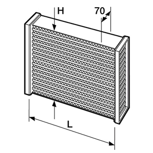 Rete intercooler svizzera 580 x 329 x 70mm - Product Image 1