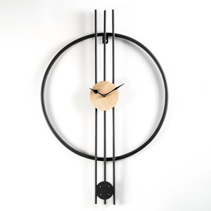 Vintage Farmhouse <b>Wall</b> <b>Clock</b> New <b>Design</b> <b>Wall</b> Hanging <b>Clock</b> Smart Home Product Usable Metal in Iron Gold Plated Frame <b>Clock</b> - Product Image 2