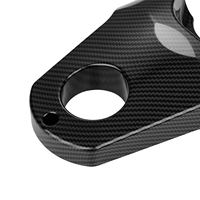 JFG RACING Cache de protection de compartiment de moto électrique Tuttio Soleil 01 Power Cover à motif carbone de haute qualité