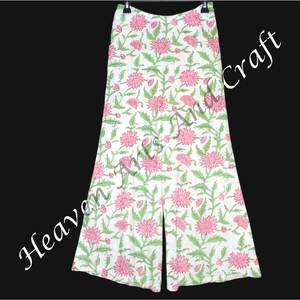 Pantalon Palazzo d'été évasé en coton pour femmes, coupe ample, personnalisé, pantalon à jambes larges pour les voyages décontractés et les tenues de tous les jours, pantalon #1 - Product Image 1